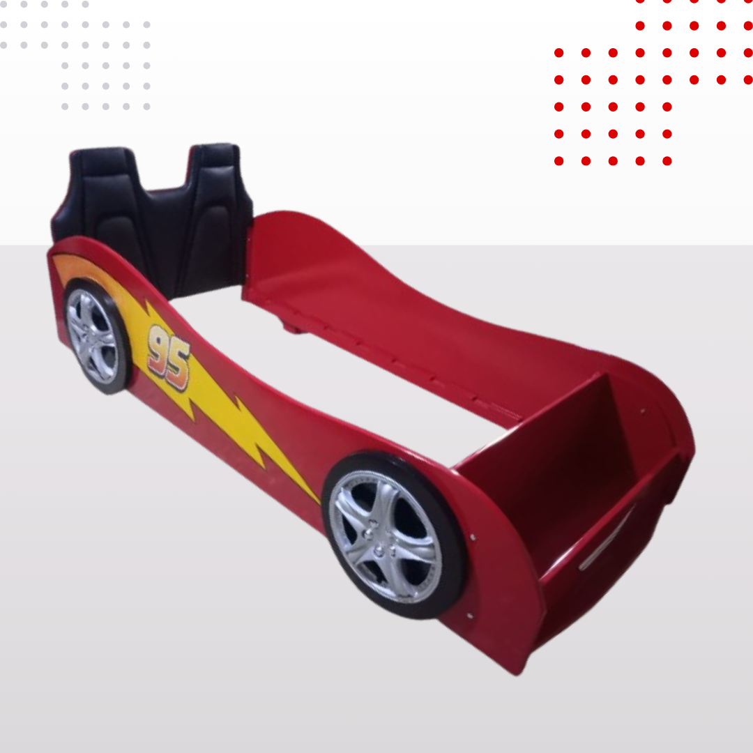 Cama carro ๐๐๐๐๐๐๐ซ๐ ๐ฎ๐ฅ๐ญ๐ซ๐ ๐๐ฎ๐๐ซ๐จ Rayo McQueen - Imagen 2